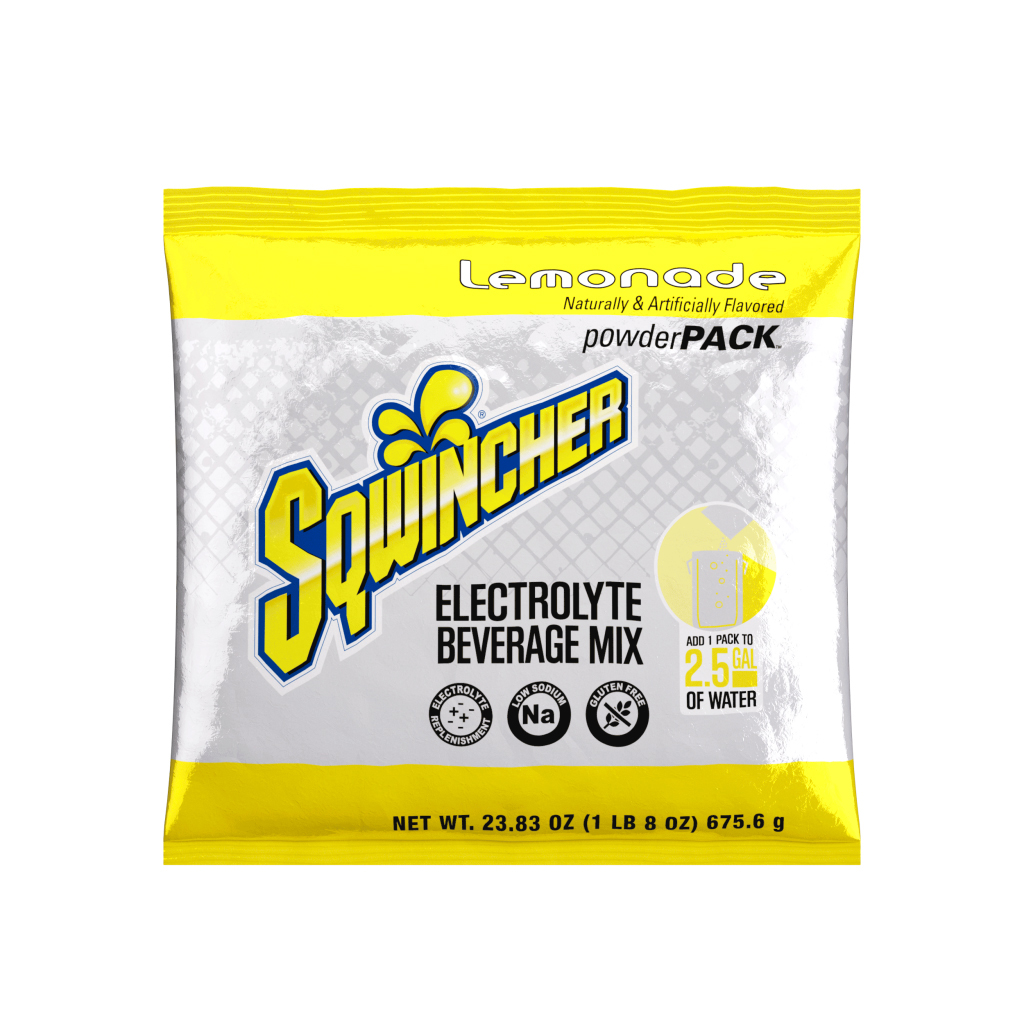 SQWINCHER 2.5 GAL MIX LEMONADE - Powder Packs